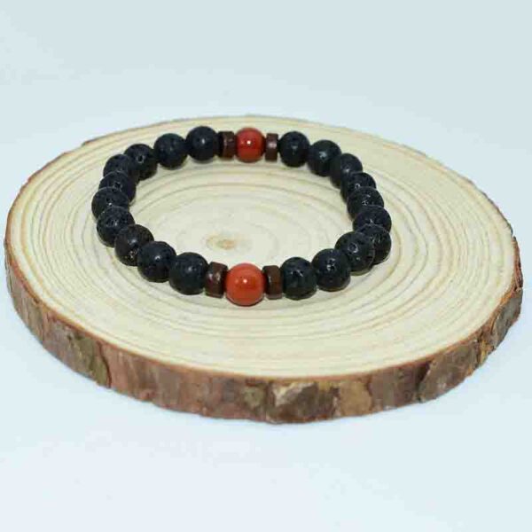Mens Lava Stone Bracelet - Image 7