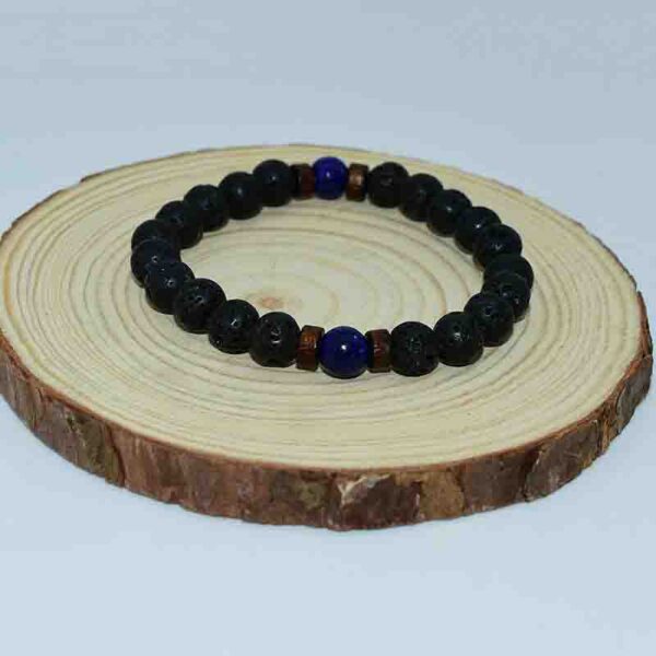 Mens Lava Stone Bracelet - Image 5